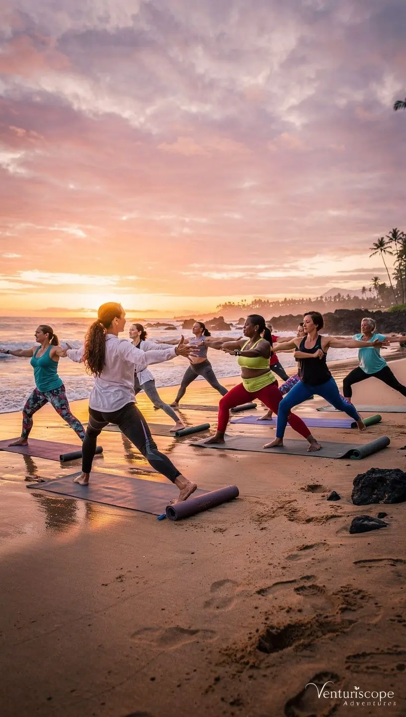 Ekspert przewodnik prowadzący turystów przez górskie szlaki pełne przygód