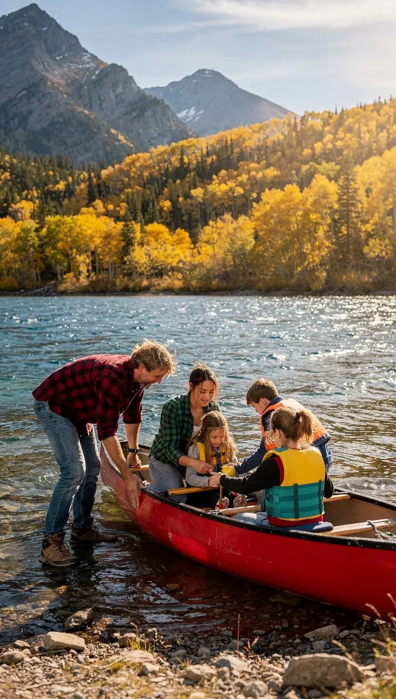 Ekspert przewodnik prowadzący grupę turystów przez malowniczy park narodowy.