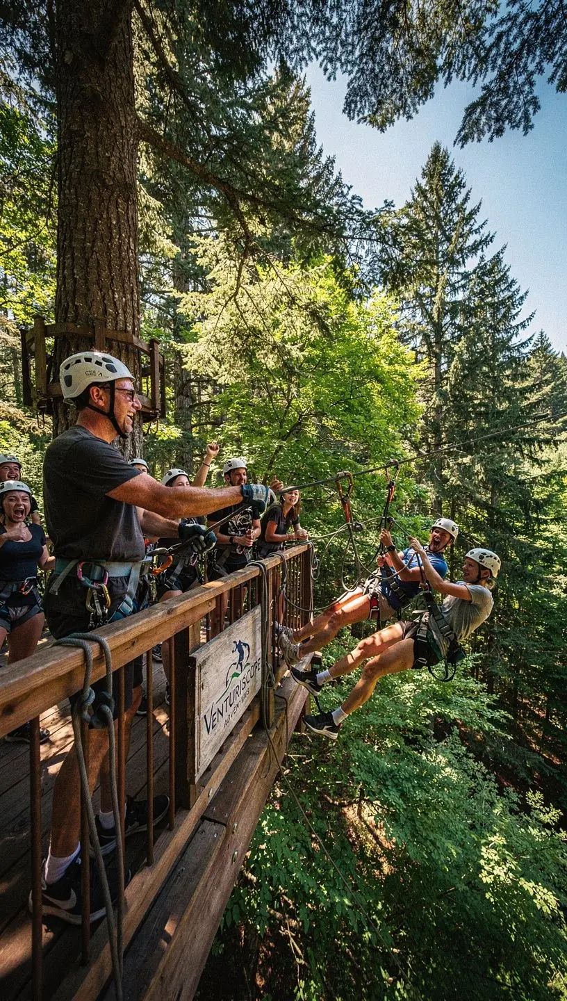 Turysta podziwiający zachód słońca nad górami w zachodnich Stanach Zjednoczonych.