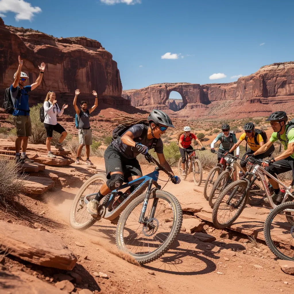 Ekspert turystyczny opowiadający o lokalnej kulturze podczas wycieczki po mieście.
